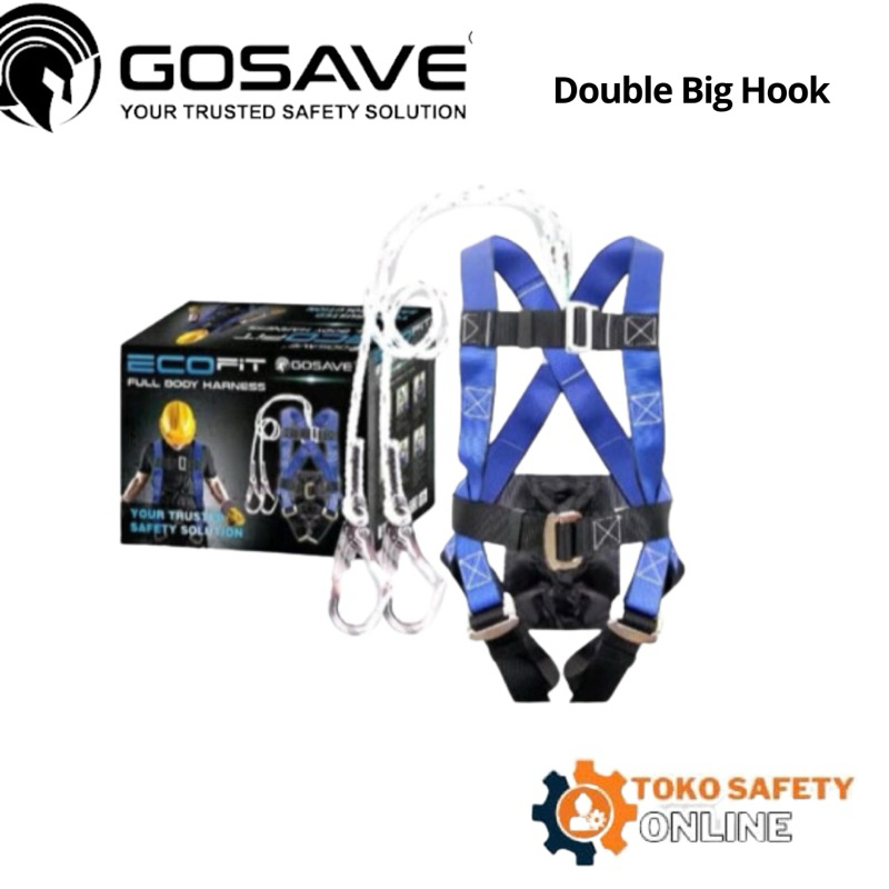 Safety Harness Double Big Hook Gosave - Full Body Harness Gosave