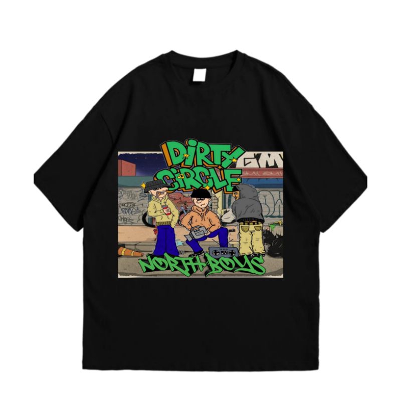 Kaos oversize "Dirty Circle"