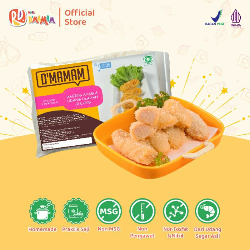 

D'Mamam Shrimp Roll 250 gr