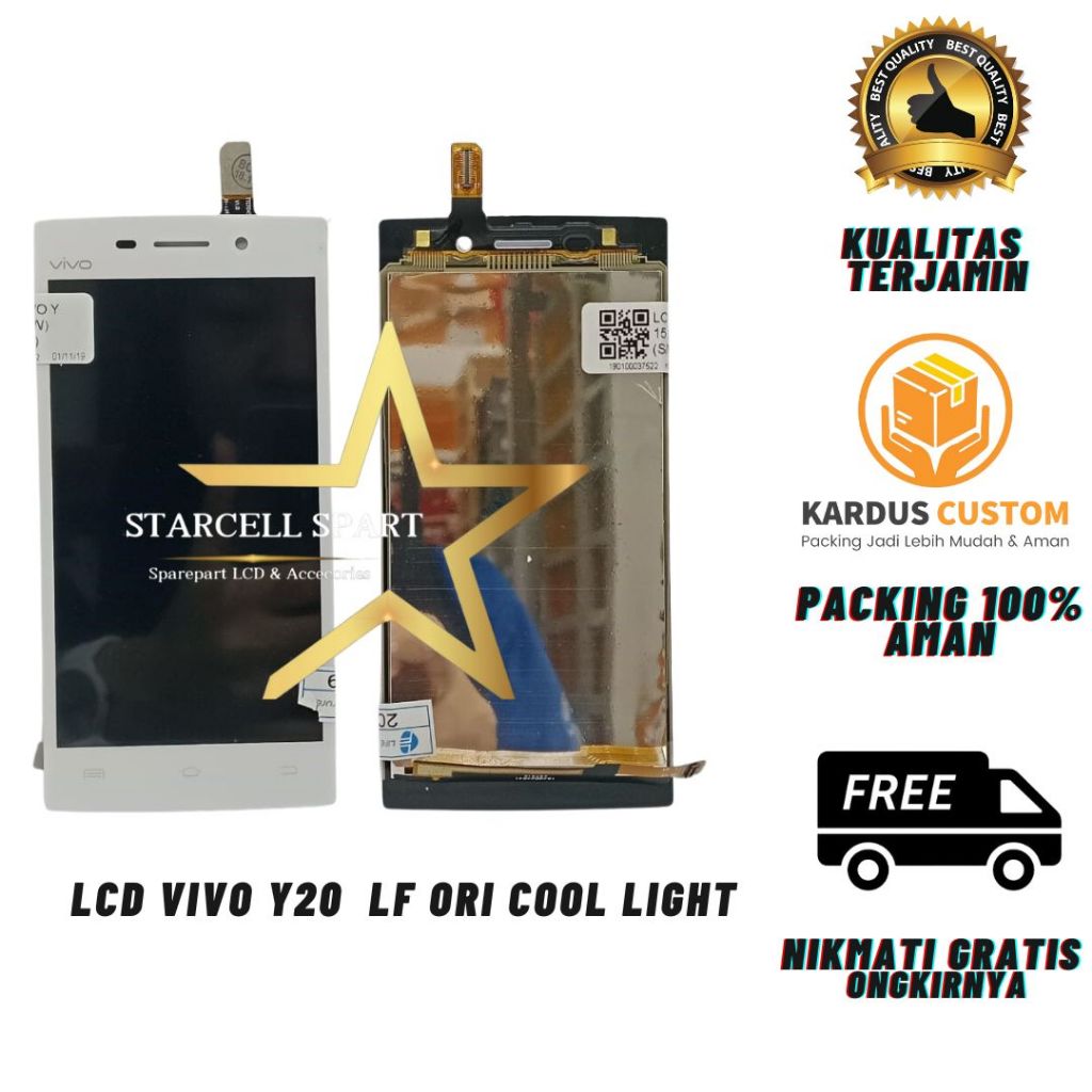 LCD VIVO Y20 LF ORI COOL LIGHT