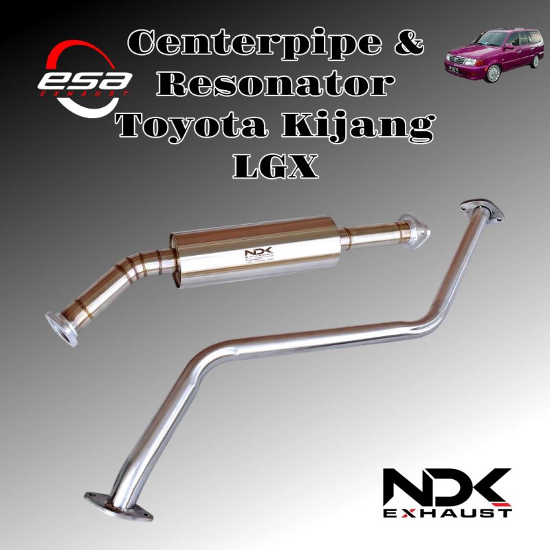 KNALPOT MOBIL NDK EXHAUST CENTERPIPE RESONATOR TOYOTA KIJANG PIPA TENGAH MOBIL RACING