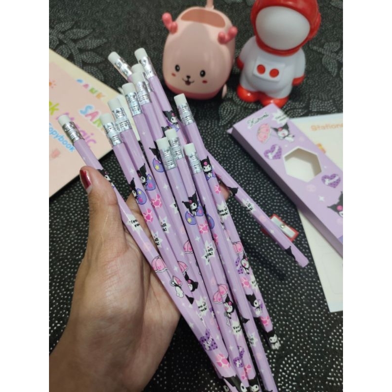 

Sanrio Pensil 2B 12 pcs karakter free rautan