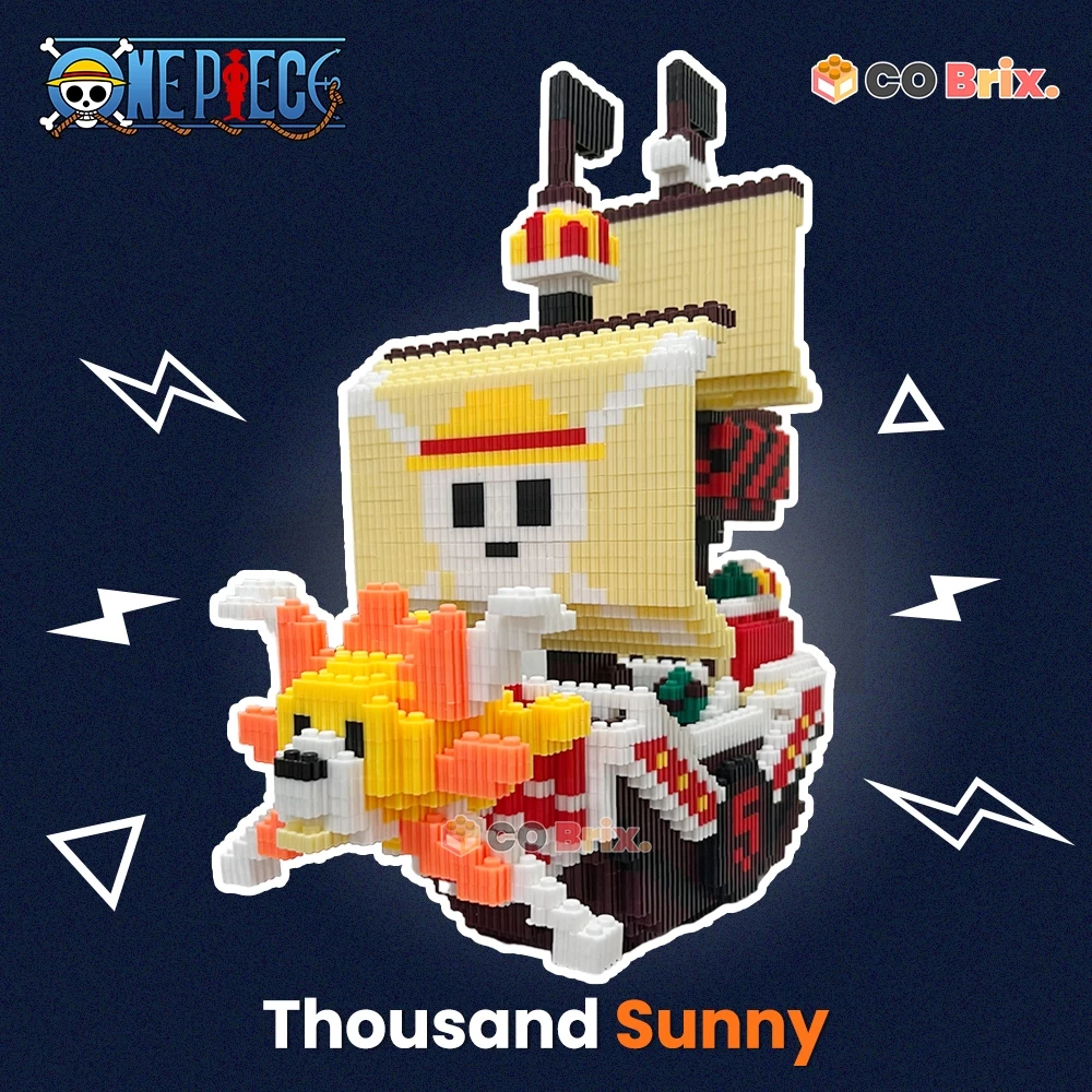 Nano Block Thousand Sunny / Nano Block One Piece luffy / Nano Block Kapal