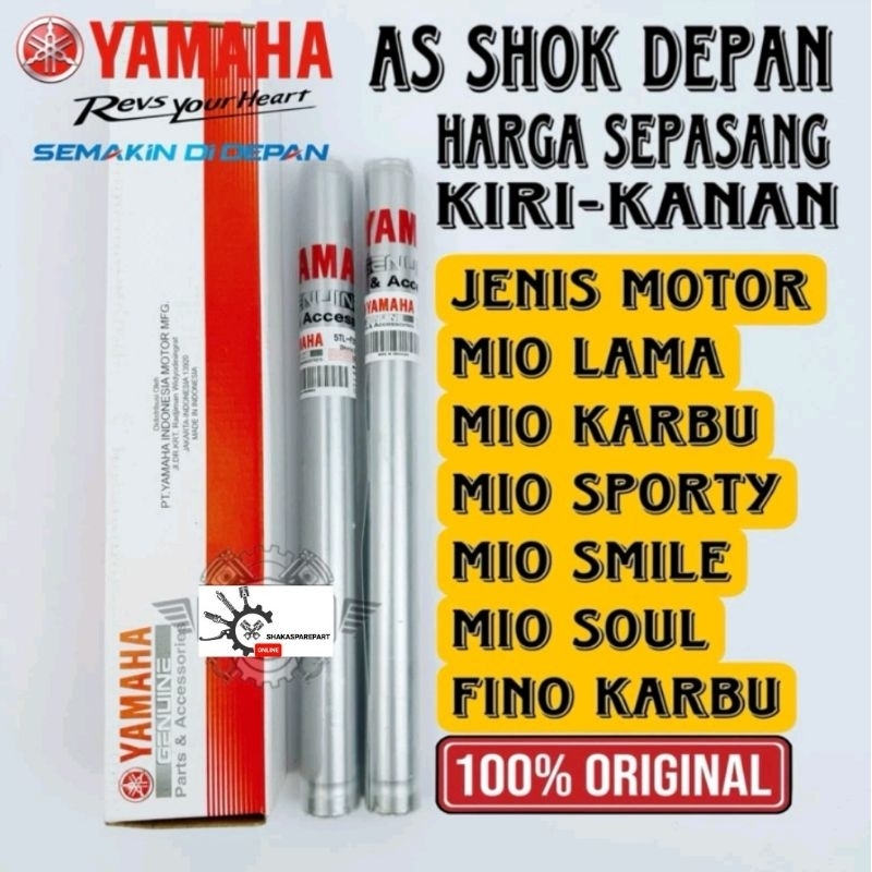 AS SHOCK DEPAN MIO LAMA, MIO KARBU, MIO SPORTY, FINO KARBU, MIO SOUL KUALITAS ASLI