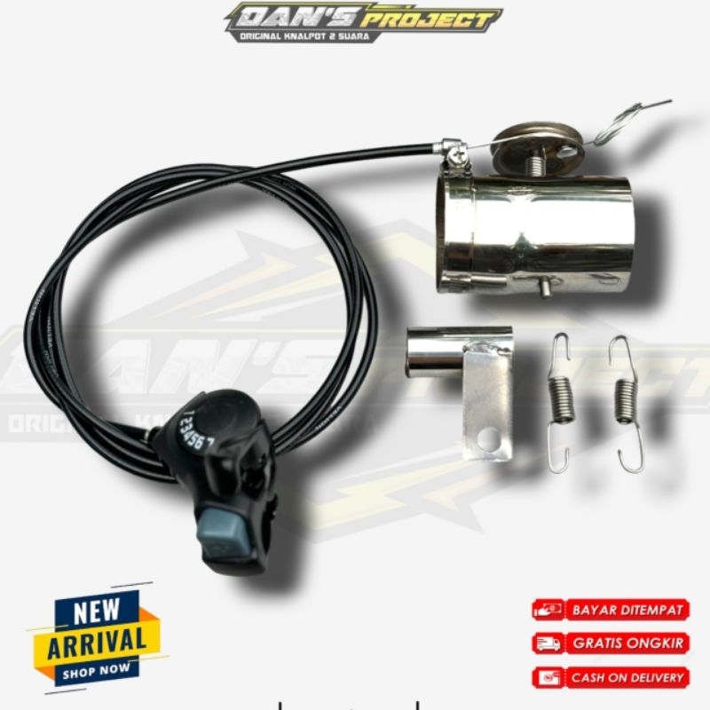 db killer peredam knalpot motor dengan sistem buka tutup