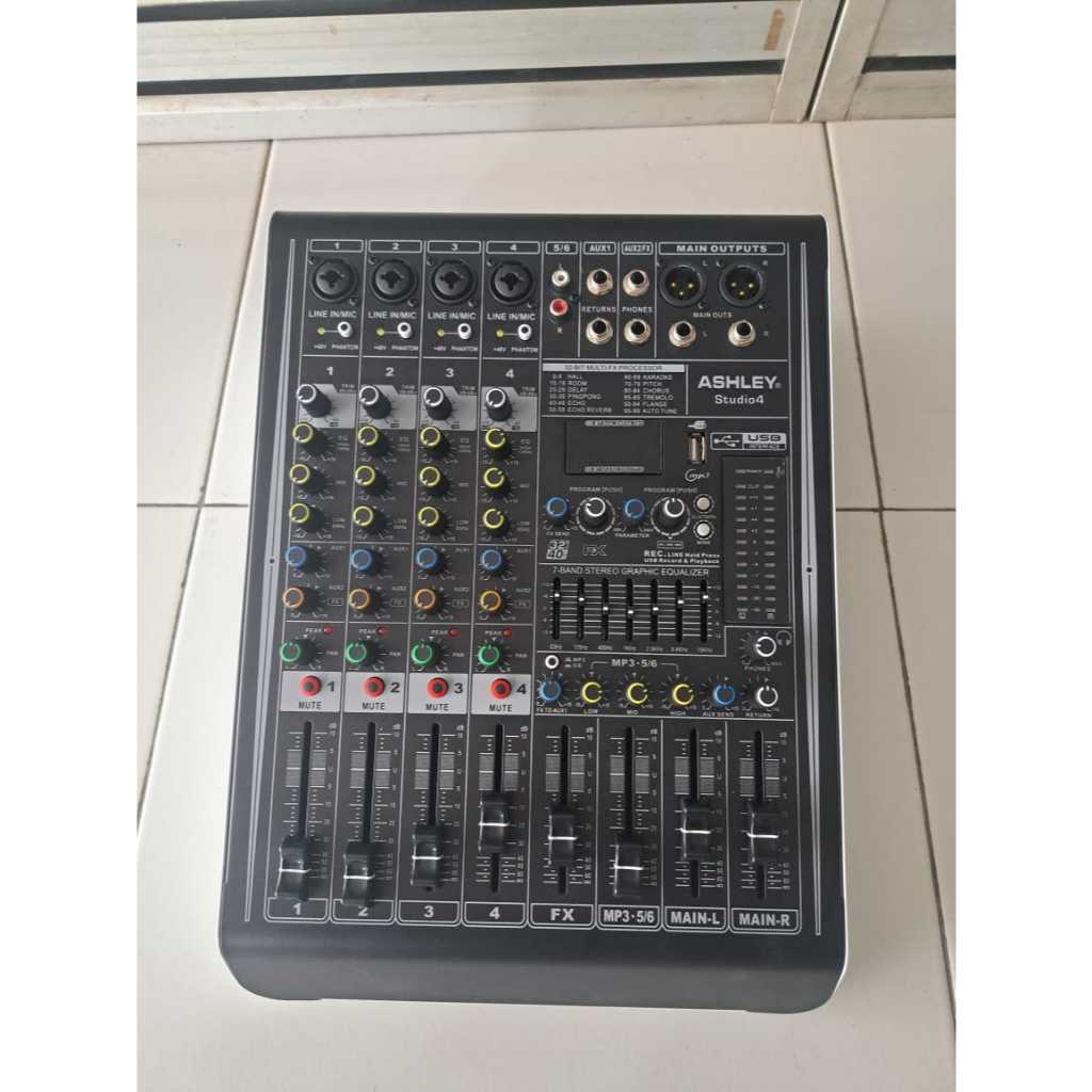 Power Mixer Ashley 4ch Studio4 / Ashley studio 4