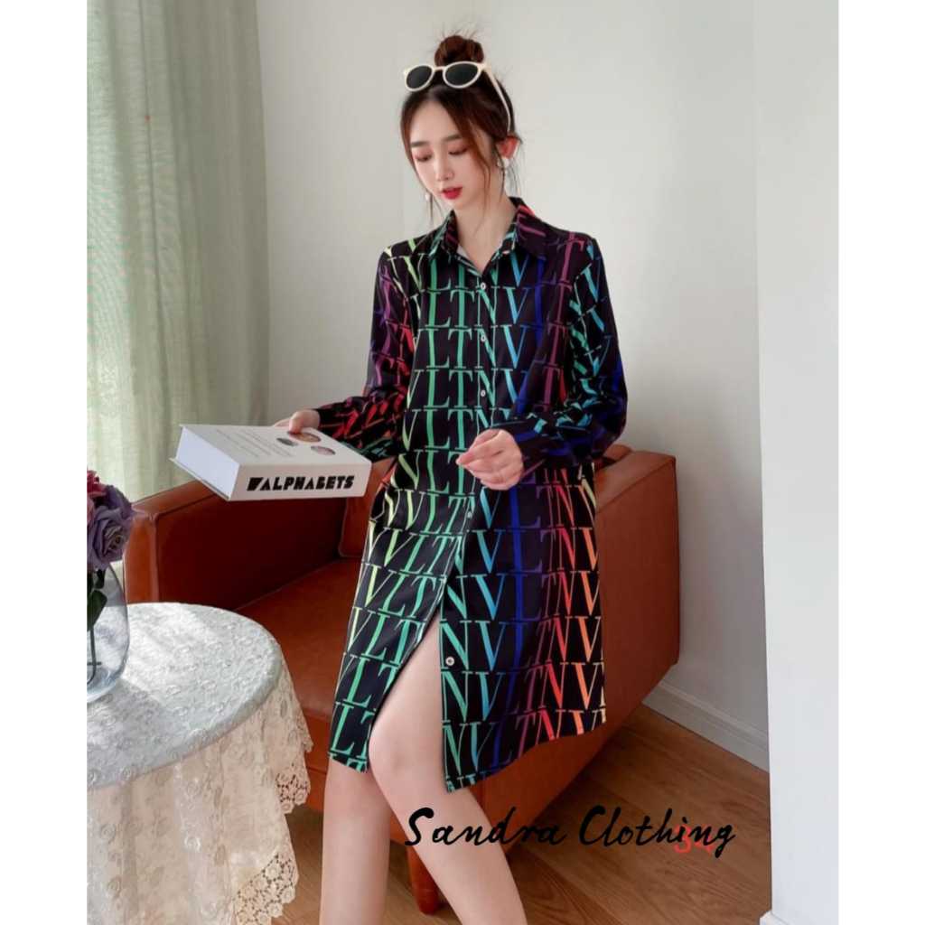 Sandra's TUNIK BKK BANGKOK SILK BAHAN SATIN SILK SUPER HALUS DAN ADEM