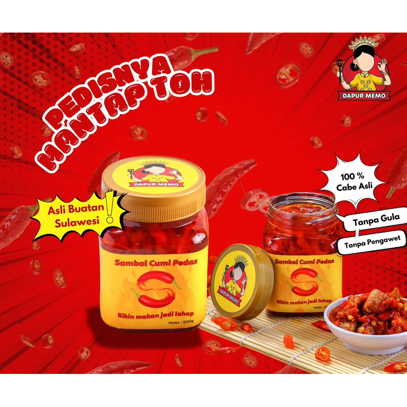 

SAMBAL CUMI PEDAS 100g