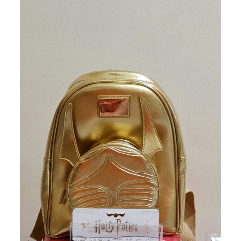 Backpack Mini Gold Harry Potter X Miniso