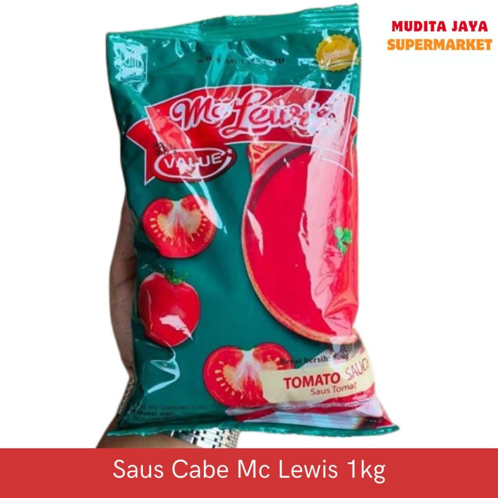 

Saus Tomat Mclewis 1kg / Mudita Frozen Mart
