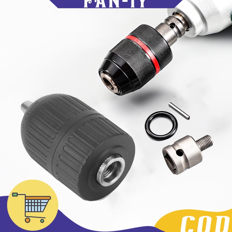 New Trending Adapter Impact Wrench 12  Kepala Bor Keyless 213mm 122UNF  Kepala Bor Impact Wrench  Ch