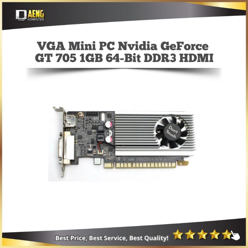 VGA PC mini Nvidia GeForce GT 705 1 GB 64 Bit DDR3 ada HDMI Murah