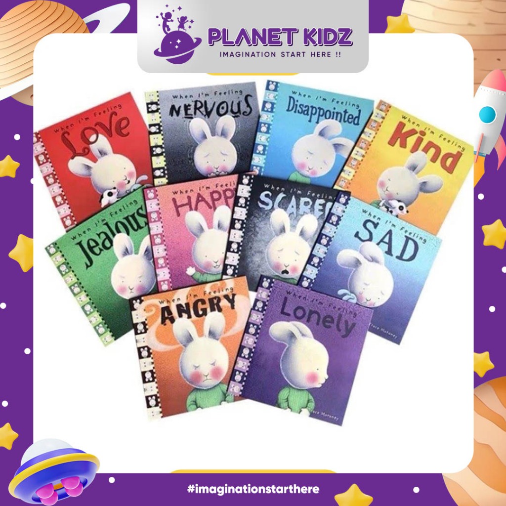 PLANETKIDZ BK118 Buku cerita bahasa inggris tentang perasaan When im feeling