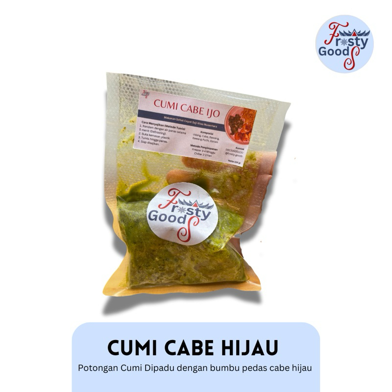 

Meal Prep "Cumi Cabe Ijo" Frozen Food