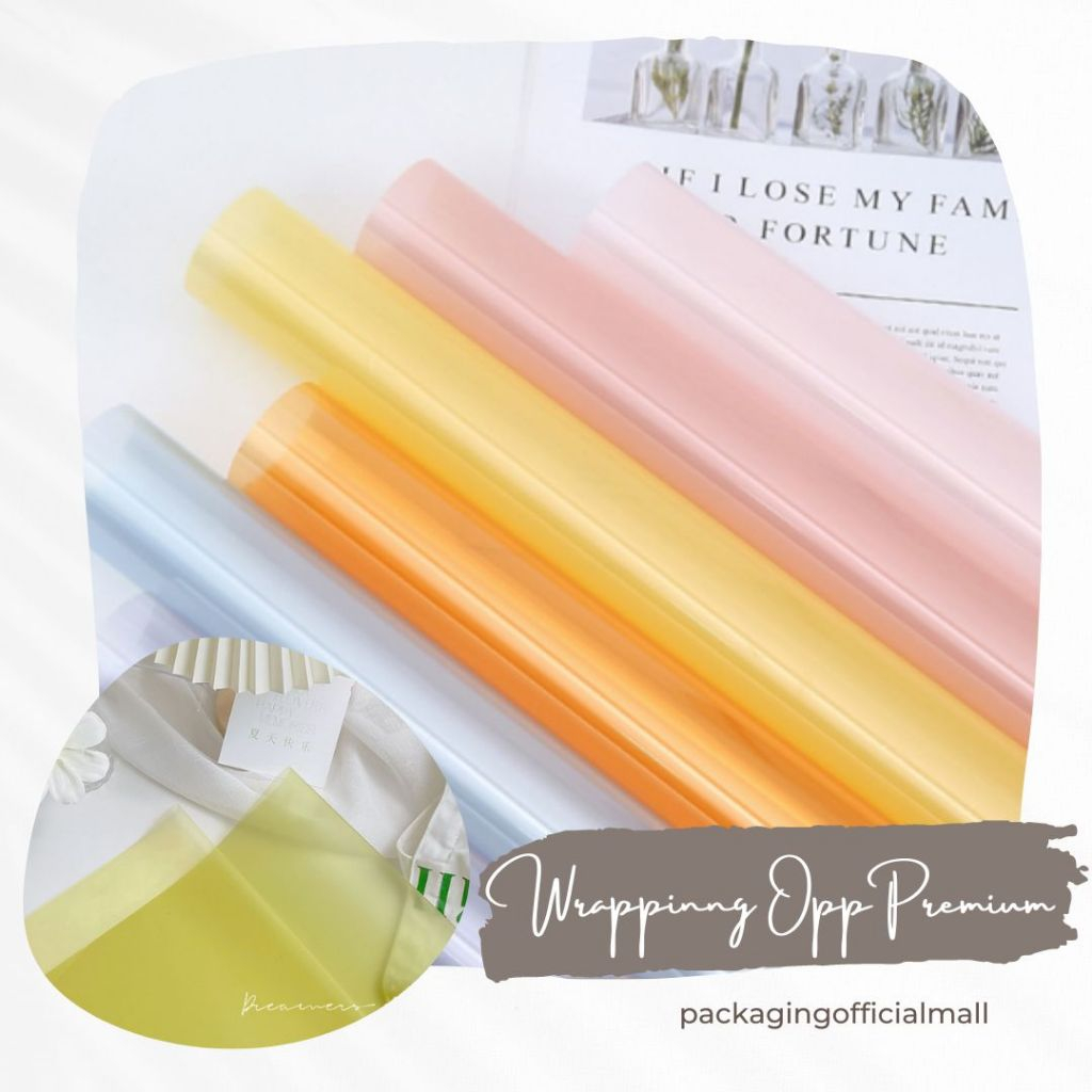 

WRAPPING OPP PREMIUM / CELLOPHANE / FLORIST PAPER / KERTAS BUKET BUNGA / WRAPPING WRAPPER