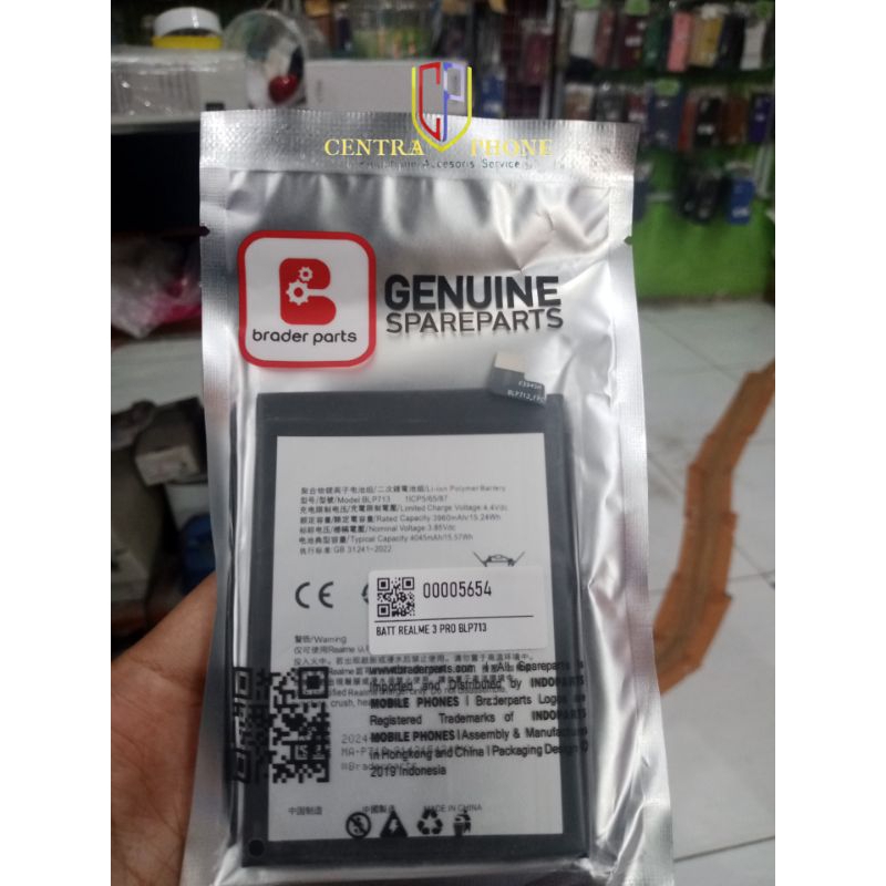 BATRE BATREI BATERAI REALME 3 PRO BLP713 BRADERPARTS