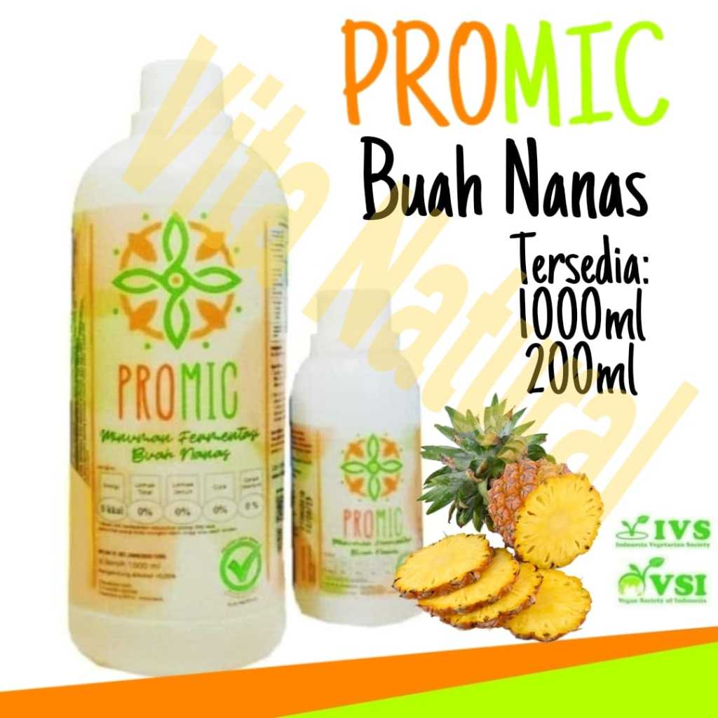 Promic Probiotik 1000 ml Buah Nanas / Starter / Biang