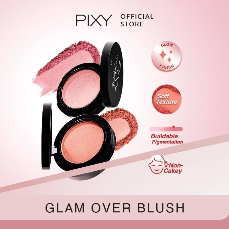 Pixy Glam Over Blush | Blush On Pixy | Blush On Glow | Blush On Murah Tahan Lama | Pixy Blush On