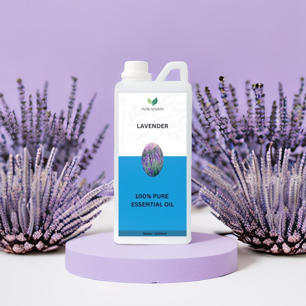 Lavender essential oil 1000ml - Minyak lavender aromaterapi