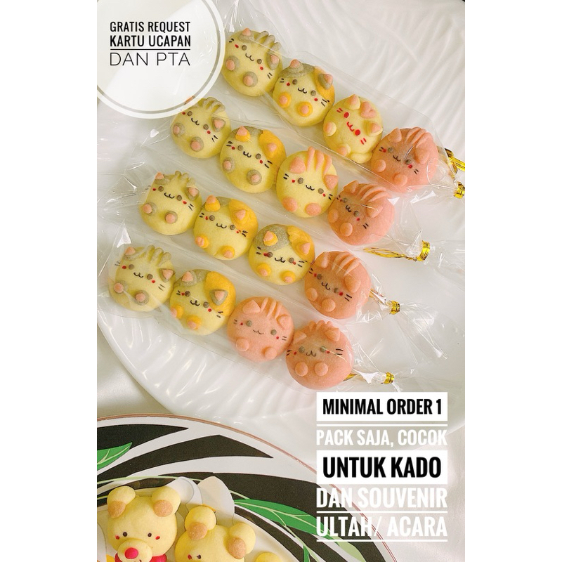 

Butter Cookies Kucing isi 4