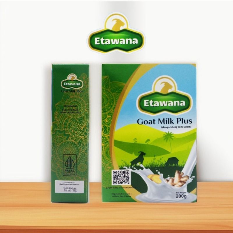 

Etawana 200gr goat milk plus susu kambing etawa rasa jahe