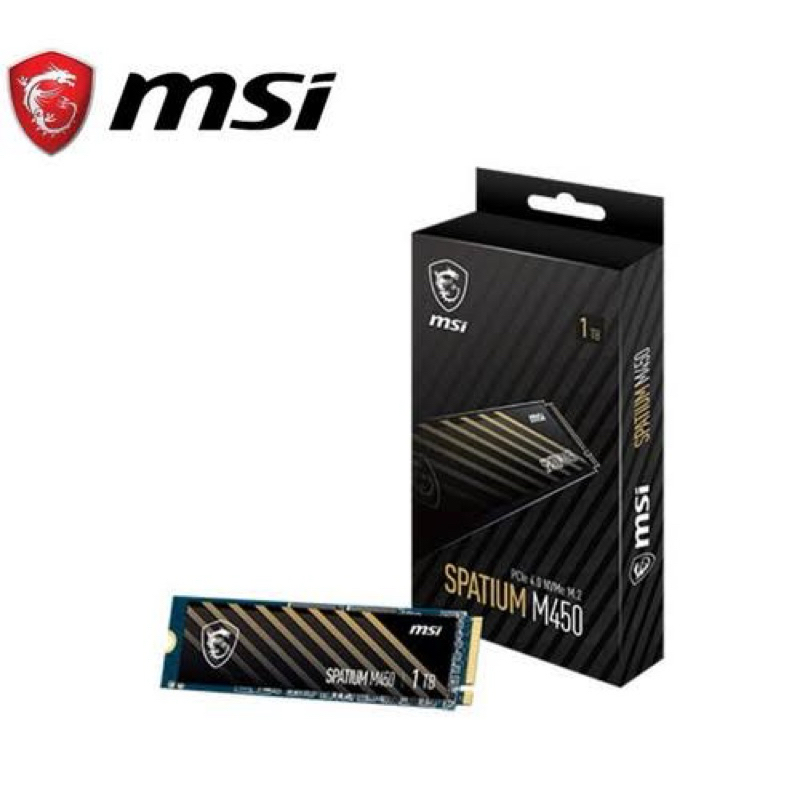 SSD MSI SPATIUM M450 1TB M.2 NVME (3600MB/s)