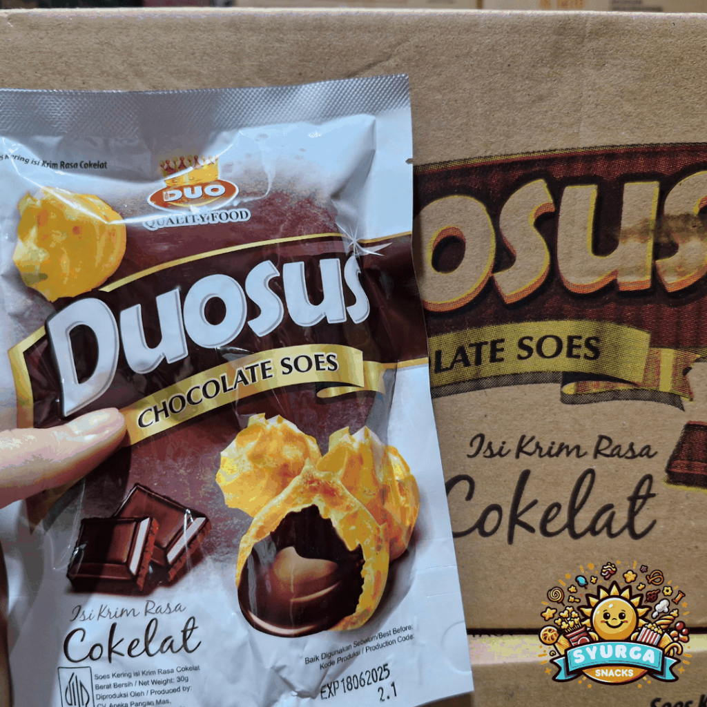 

Lezatoz_Genz Duosus Coklat Bluebery Keju Dus (Isi 30 @30Gr)