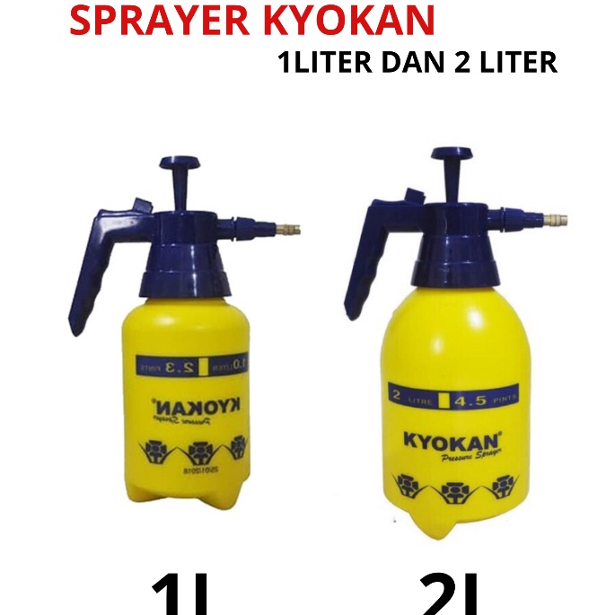 Kyokan Pressure Sprayer Semprotan tanaman burung Pompa Pressure Spray Jet 1liter dan 2Liter KODE G5I