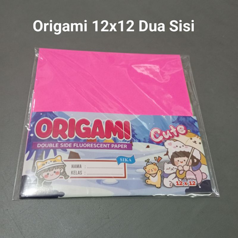 

Kertas Lipat Origami Sika 12x12 (2 Sisi )