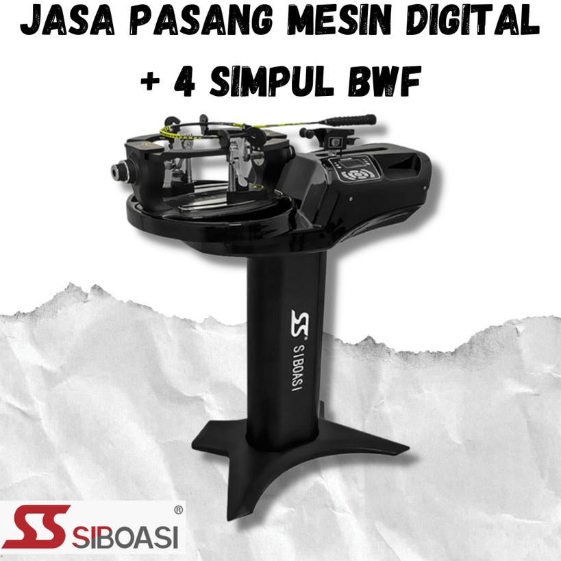 Pasang Senar  Senar Raket Mesin Digital Siboasi