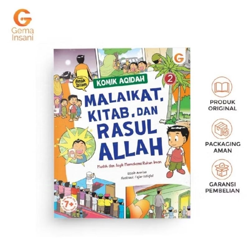 Komik Akidah Malaikat, Kitab, Dan Rasul Allah