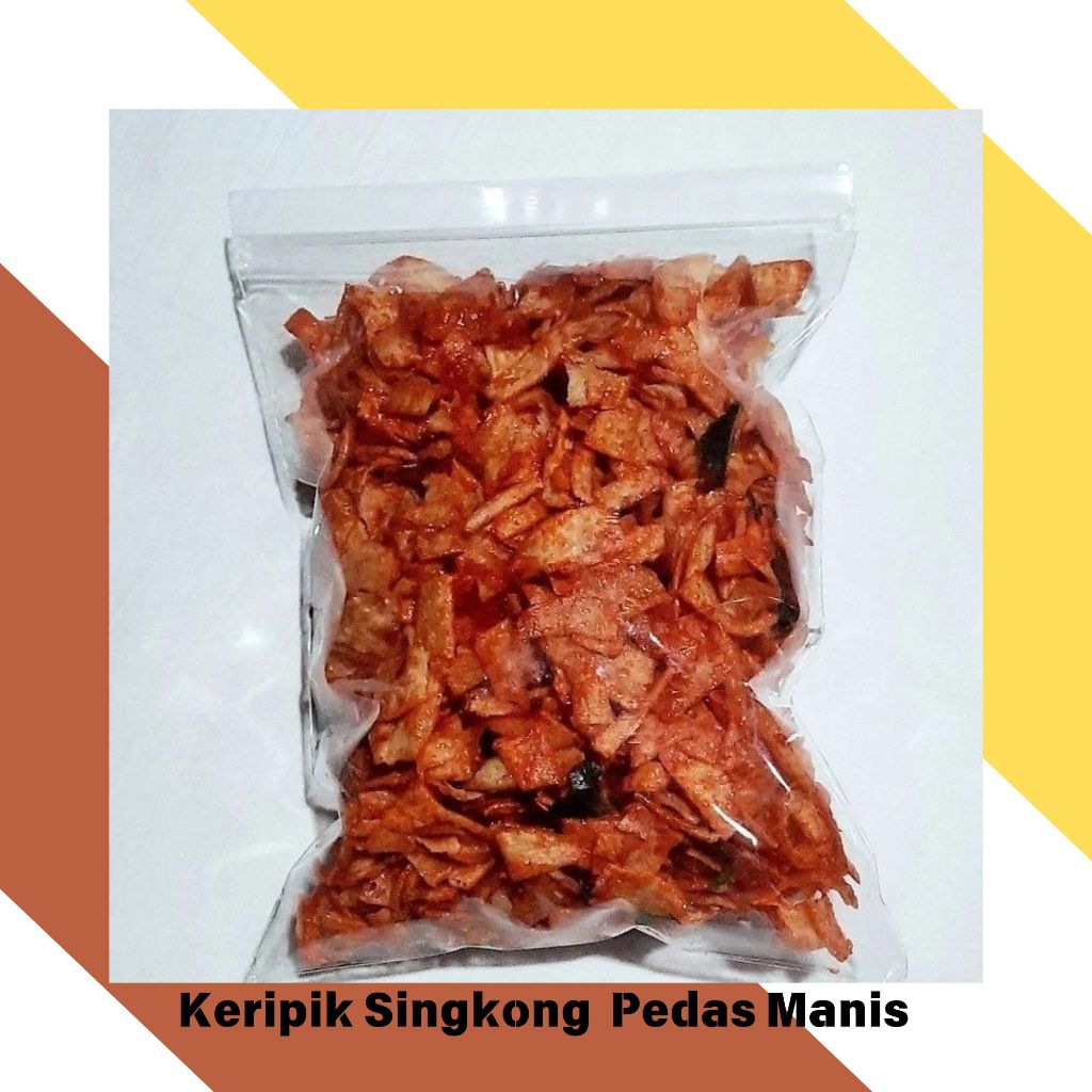 

Keripik Singkong Pedas Manis Keripik Singkong Mangleng Cemilan Singkong Kerpik Pedas Manis