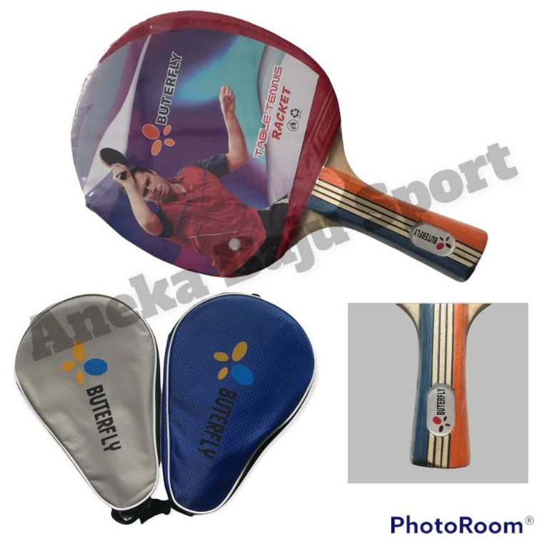 Terbaik Bet  Bad Pingpong Butterfly BONUS BOLA  Bed Pingpong Bat Ping Pong