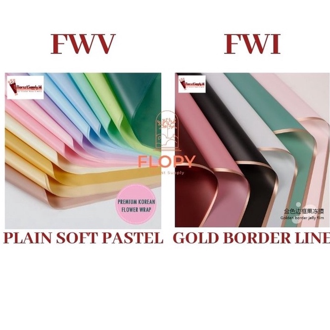 

Paket Murah 2 LembarGROSIR Cellophane FWI FWV per pak Wrapping Buket Bunga Kertas Bunga Kertas Tissue