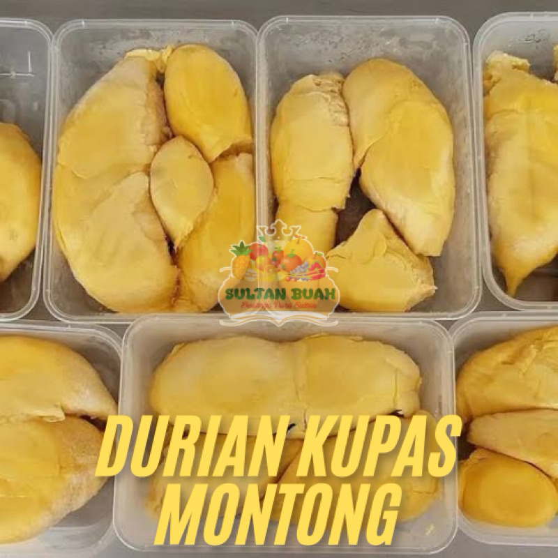 

(KHUSUS PENGIRIMAN INSTAN DAN SOMEDAY) DURIAN KUPAS MONTONG per 250gr 500gr dan 1000gr