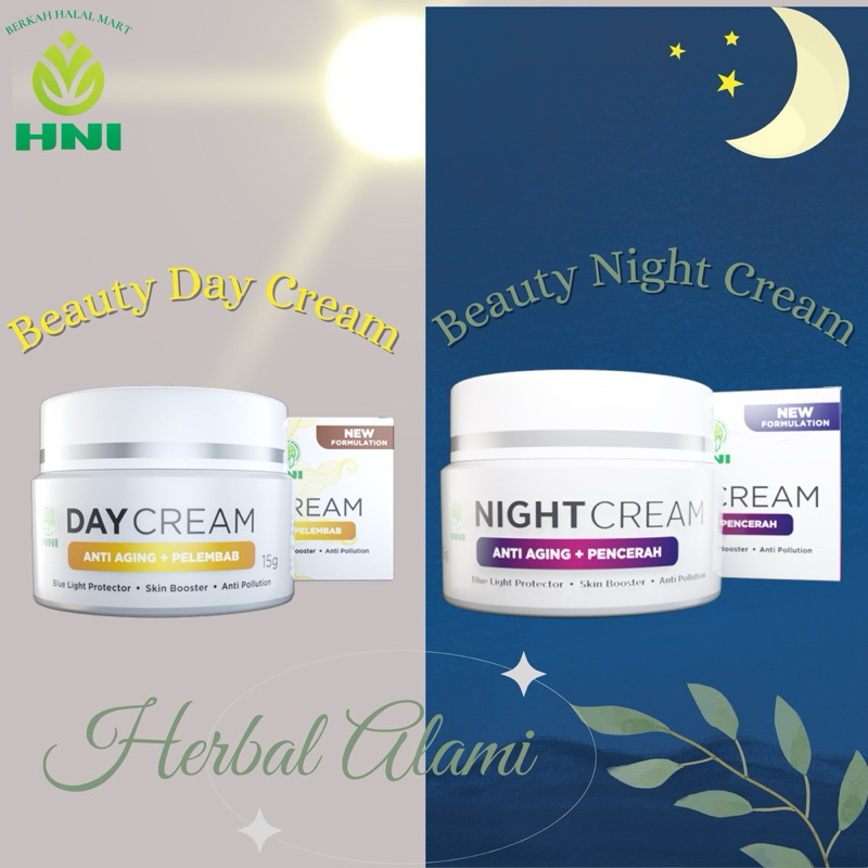Paket Cream Perawatan kulit pagi dan malam HNI HPAI