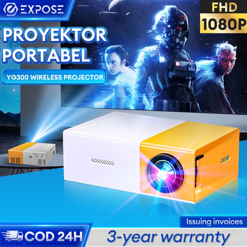 Mini Proyector Poe Led Mini Proyektor Mini Home Theater HDMI YG3 For Home Theater