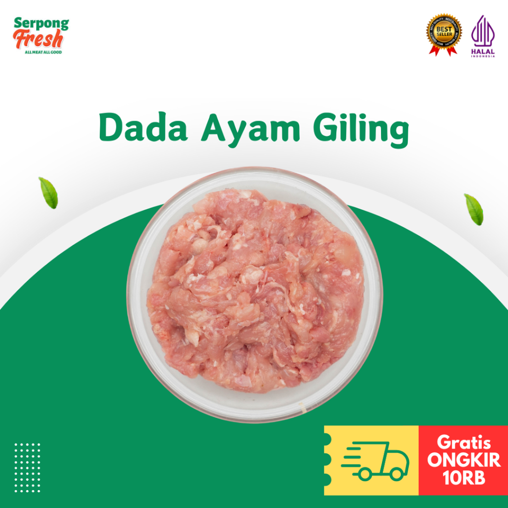 

Ayam Fillet Giling Cincang Dada Fresh Frozen Segar Mpasi
