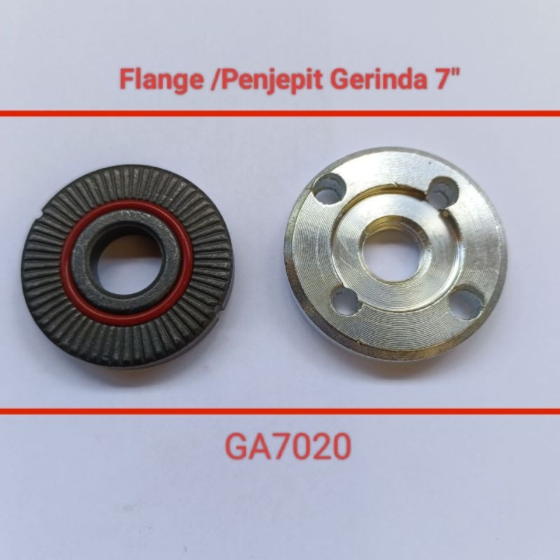 Flange GA7020 penjepit mata Gerinda 7 Inch Bosch Makita collet mur penjepit mata Gerinda 7" ga7020