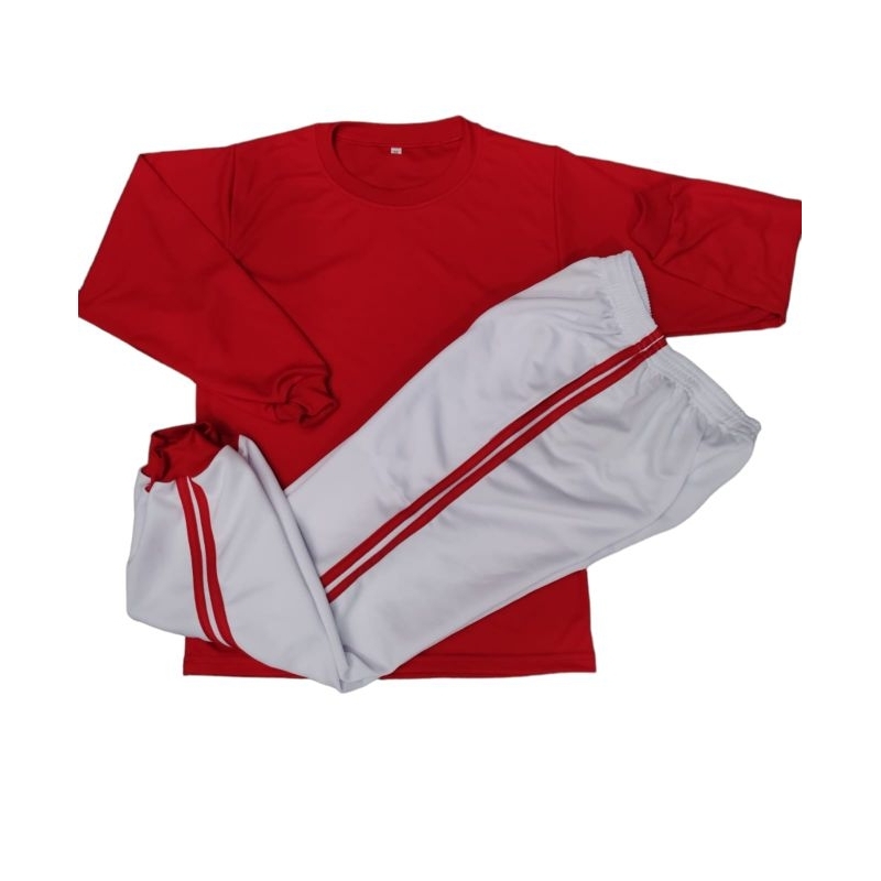 kaos olahraga anak Paud TK RA SD merah putih