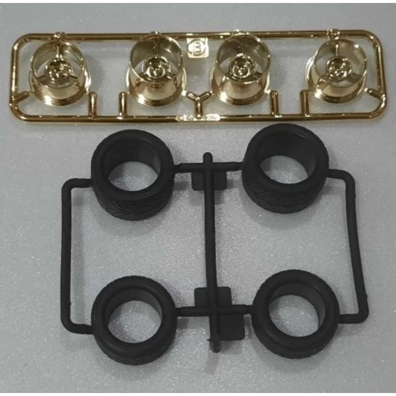 Velg small + Ban small ulir Original Tamiya