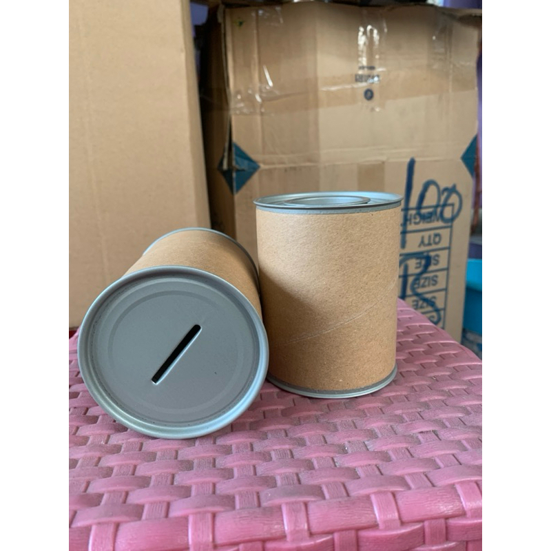 Celengan Komposit 10 Cm Polos Buka Tutup Celengan Komposit 10 Cm Buka Tutup Celengan Kaleng Polos Ta