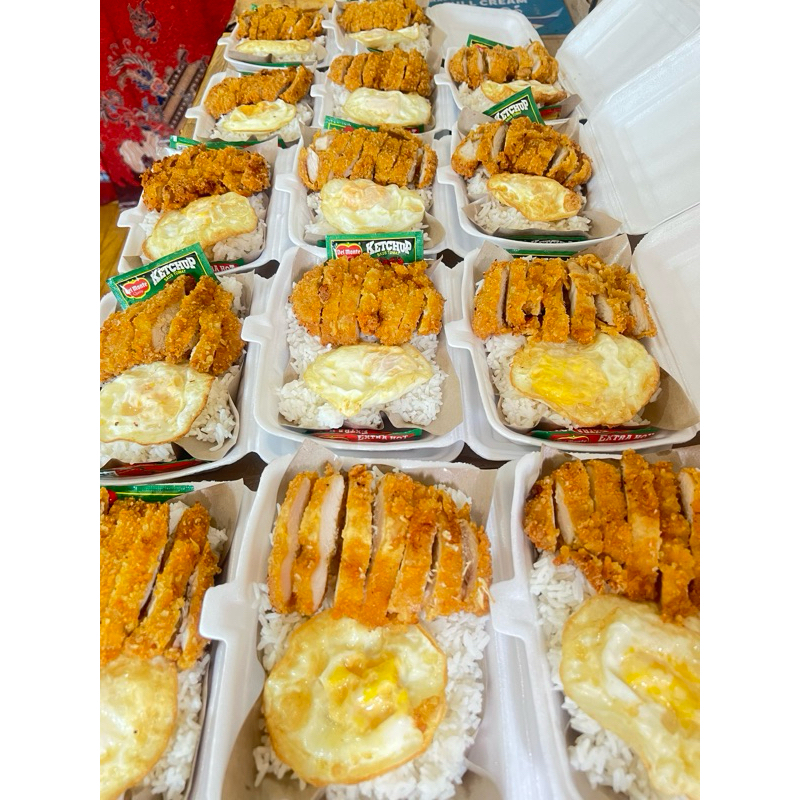 

paket nasi chicken katsu