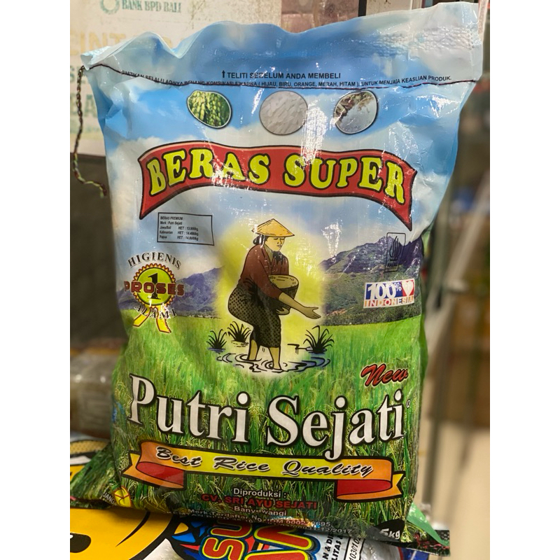 

Beras Super Putri Sejati 5KG Murah&Enak