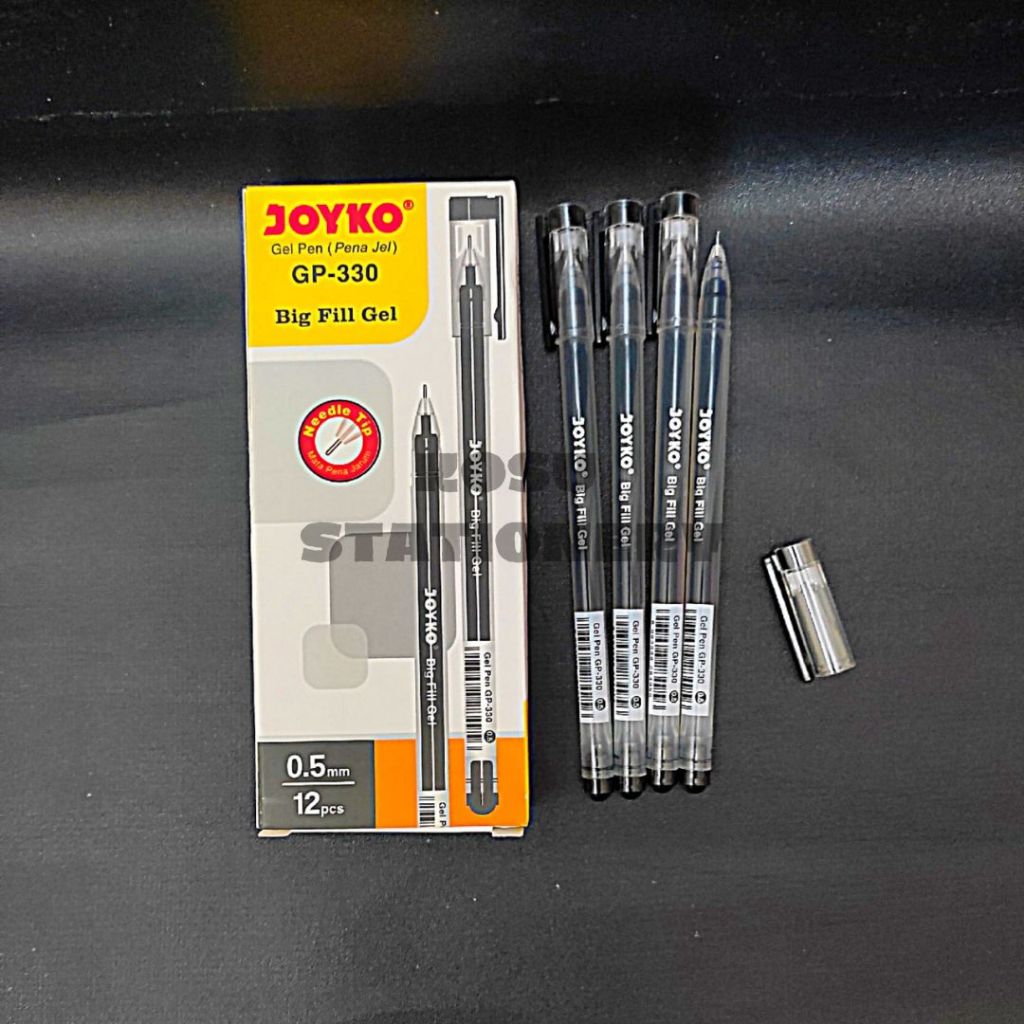 

BOLPEN GEL / BALLPOINT GEL / PULPEN GEL / POLPEN GEL JOYKO GP 330 HITAM