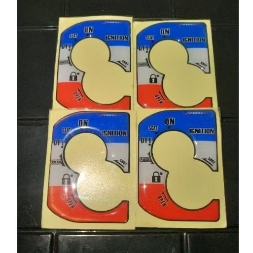 STIKER EMBLEM TUTUP KONTAK VARIO 125 150 2016-2017 TIMBUL 3D