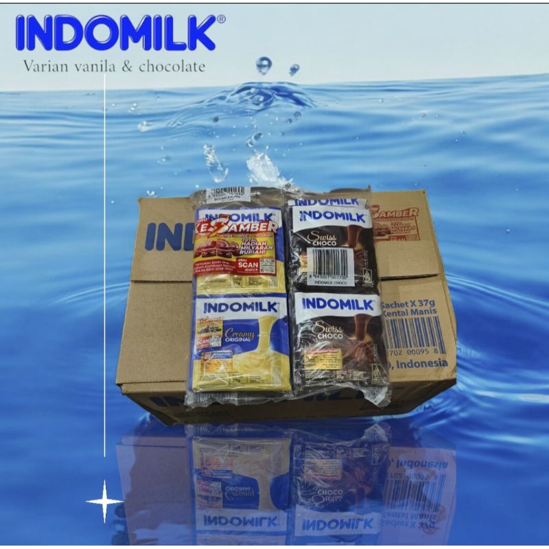 

Indomilk susu kental manis 37 g (sachet) isi 6 pcs