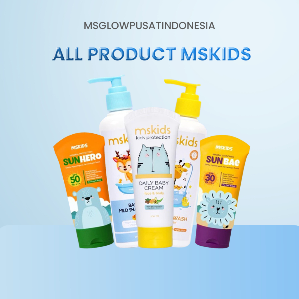 MS GLOW - PAKET KIDS ALL VARIAN - ORIGINAL 100% BPOM