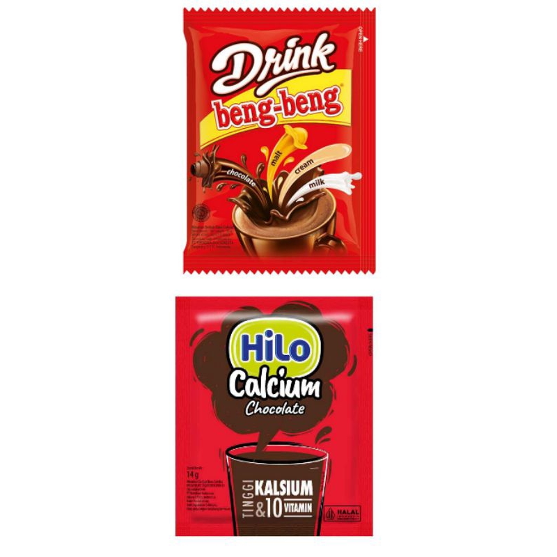 

DRINK BENG BENG & HILO CHOCOLATE KALSIUM 1 RENTENG