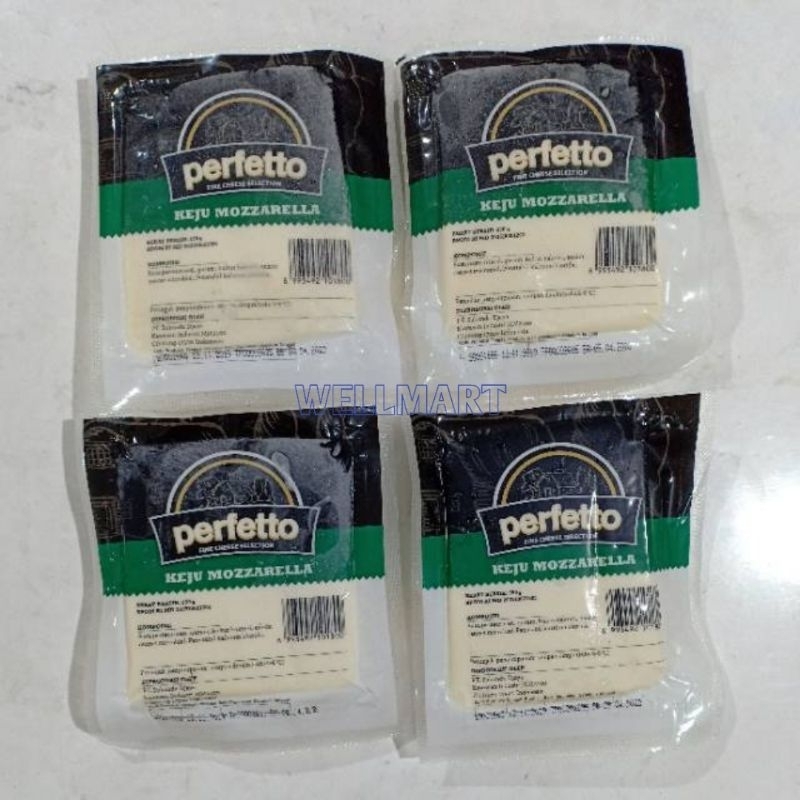 

Perfetto Keju Mozarella 250gr Halal Mozzarella Cheese